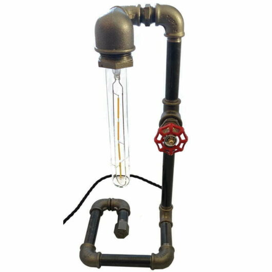 Lampe Steampunk industrielle