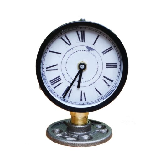 manomètre horloge steampunk industriel
